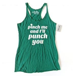 NWT Hot Topic St. Patrick's Day Tank, M